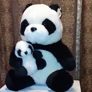 Baby and Momma Panda plush